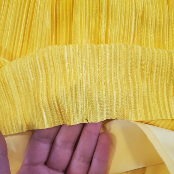 Ronny Kobo Free People Wedding Guest Nira cut out yellow Bright Boho Mini - Picture 10 of 16